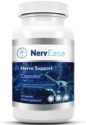 NervEase bottle — natural sciatica support supplement